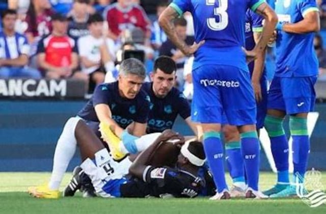 Umar Sadiq estará fuera con la Real Sociedad por lesión