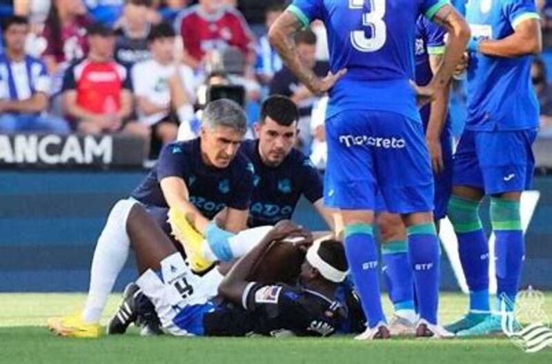 Umar Sadiq estará fuera con la Real Sociedad por lesión